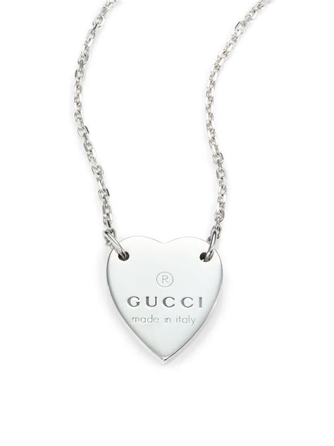 gucci heart chain|Gucci heart jewellery.